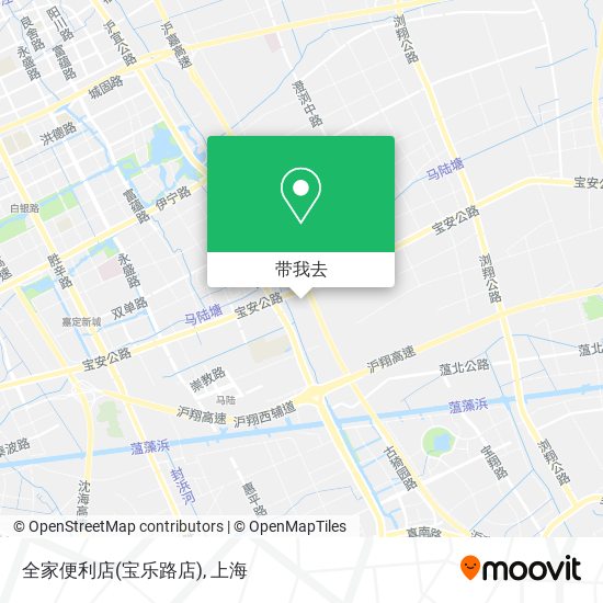 全家便利店(宝乐路店)地图