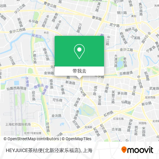 HEYJUICE茶桔便(北新泾家乐福店)地图