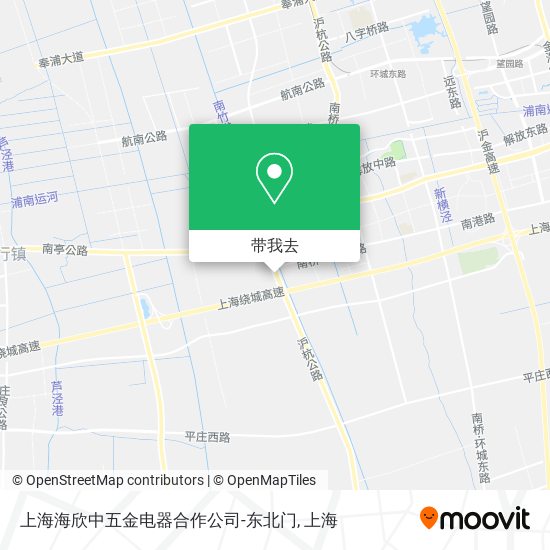上海海欣中五金电器合作公司-东北门地图