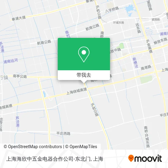上海海欣中五金电器合作公司-东北门地图