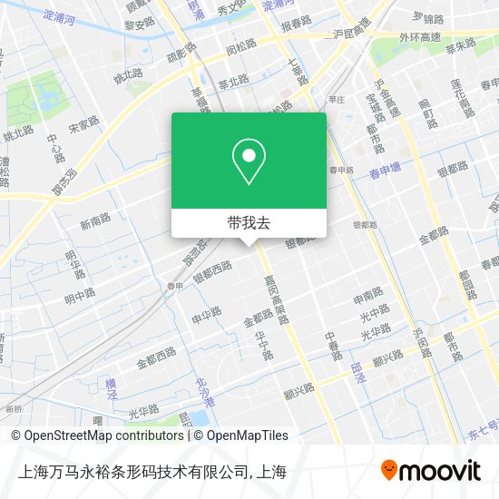 上海万马永裕条形码技术有限公司地图