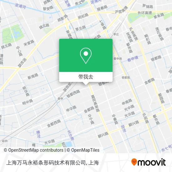 上海万马永裕条形码技术有限公司地图
