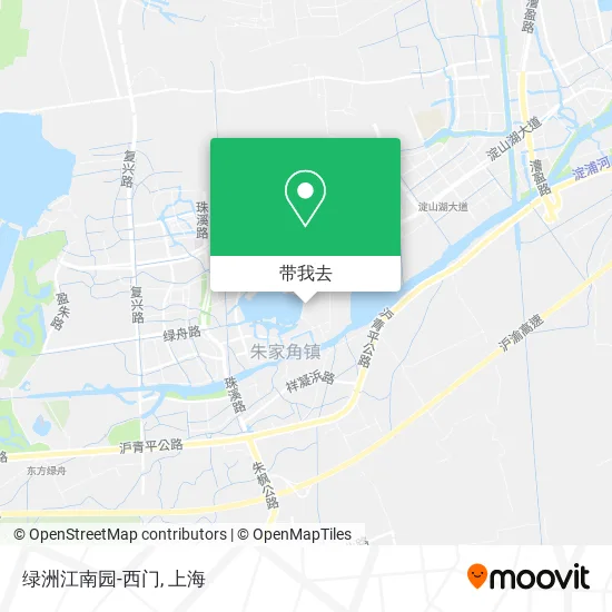 绿洲江南园-西门地图