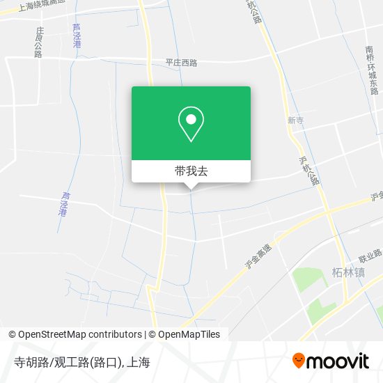 寺胡路/观工路(路口)地图