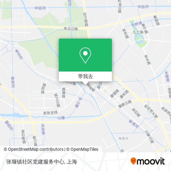 张堰镇社区党建服务中心地图