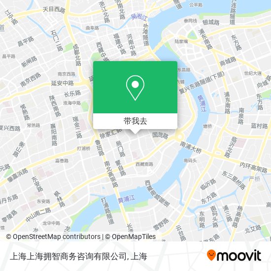 上海上海拥智商务咨询有限公司地图