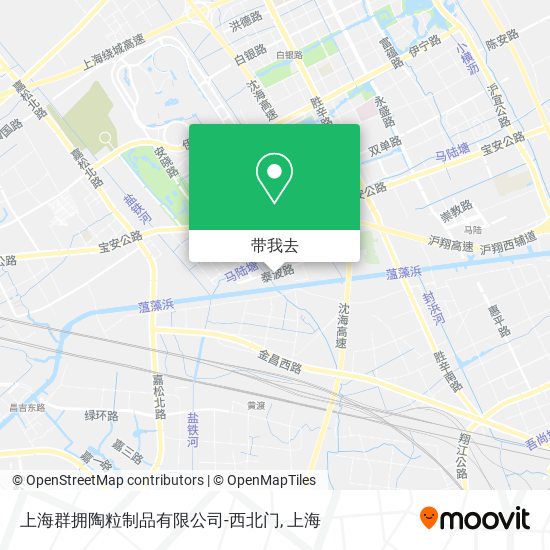 上海群拥陶粒制品有限公司-西北门地图