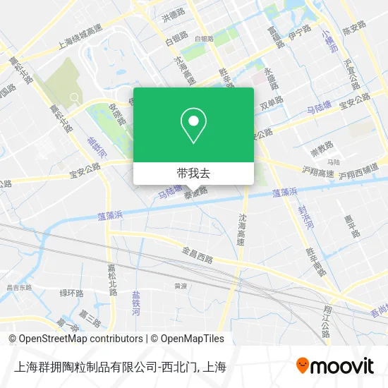 上海群拥陶粒制品有限公司-西北门地图