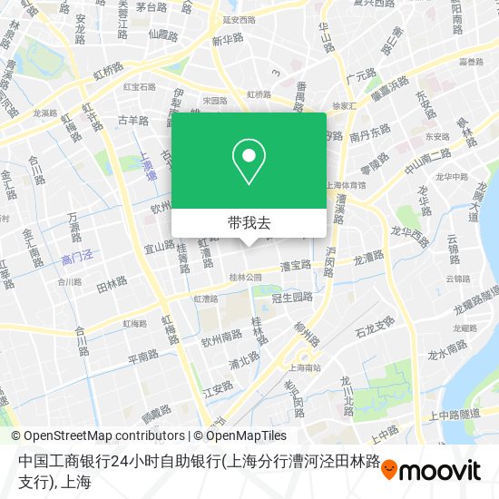 中国工商银行24小时自助银行(上海分行漕河泾田林路支行)地图