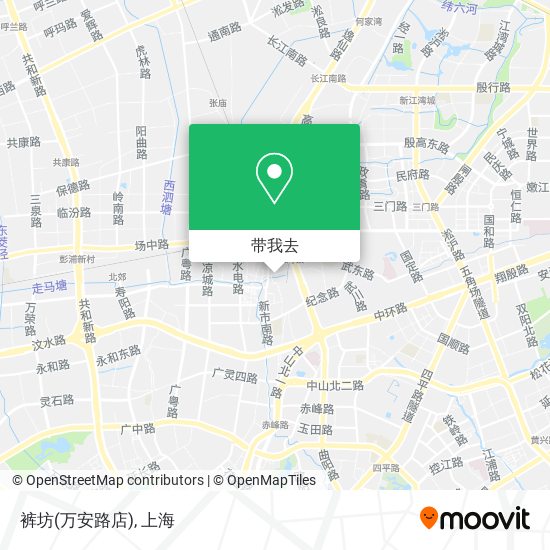 裤坊(万安路店)地图