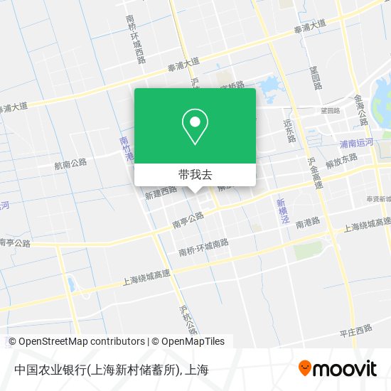 中国农业银行(上海新村储蓄所)地图