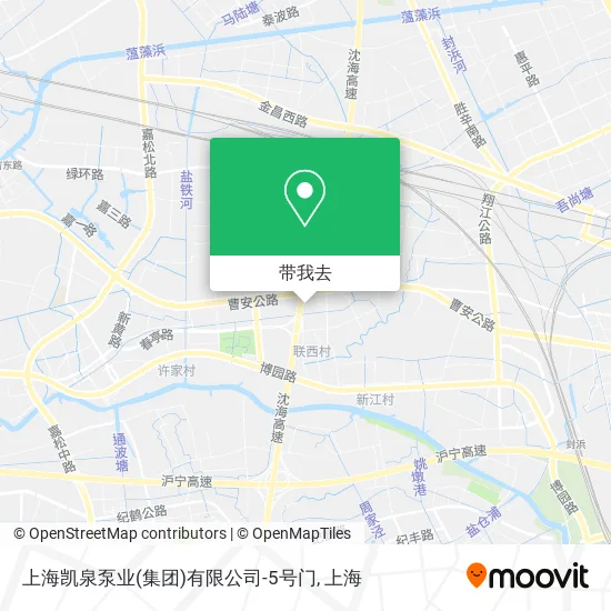 上海凯泉泵业(集团)有限公司-5号门地图