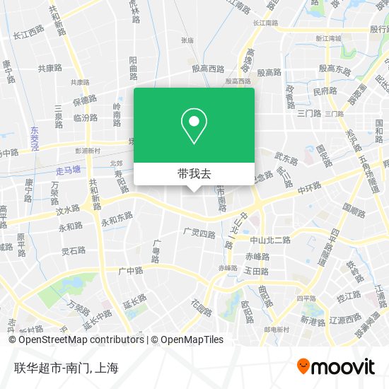 联华超市-南门地图