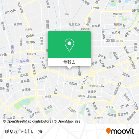 联华超市-南门地图