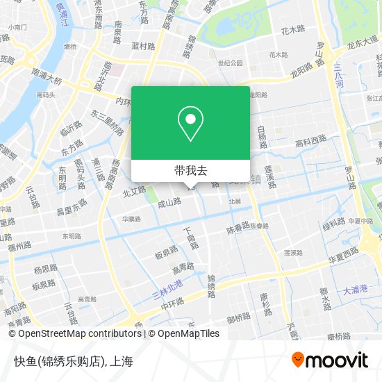 快鱼(锦绣乐购店)地图
