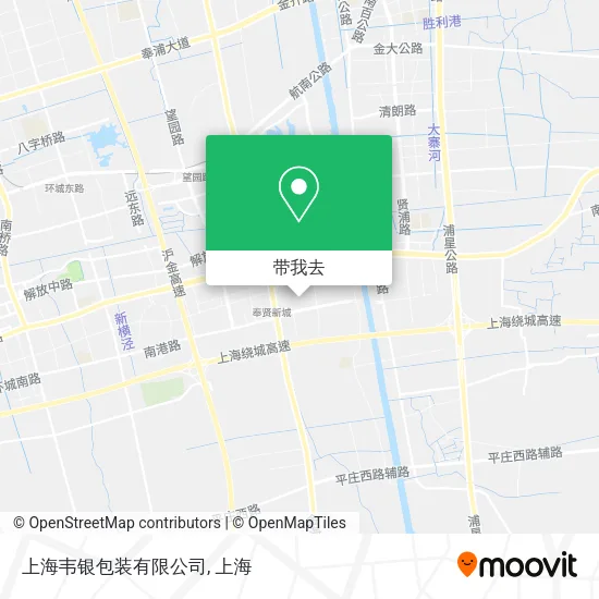 上海韦银包装有限公司地图