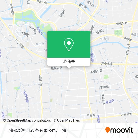 上海鸿烁机电设备有限公司地图