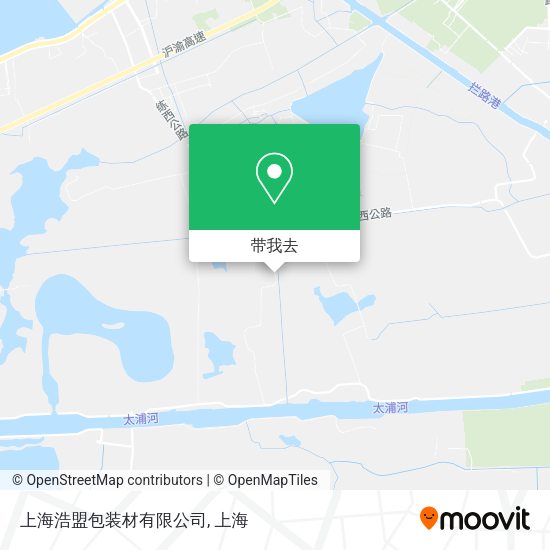 上海浩盟包装材有限公司地图