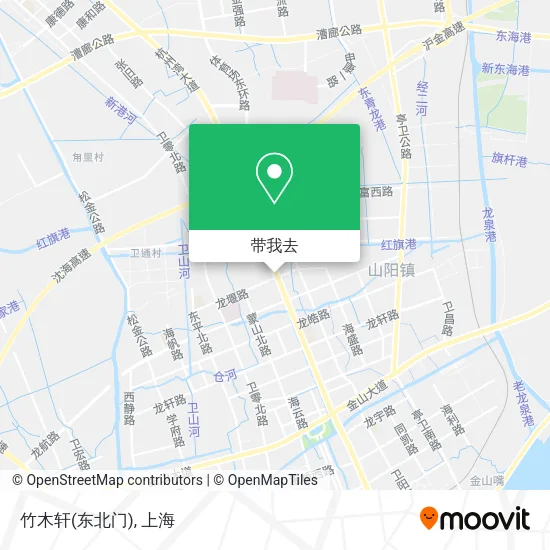 竹木轩(东北门)地图