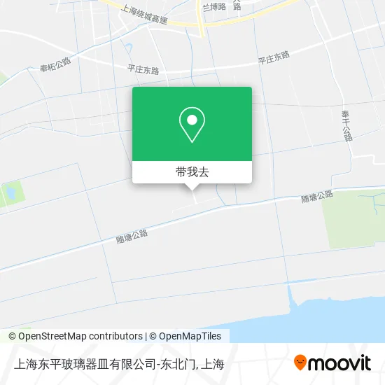 上海东平玻璃器皿有限公司-东北门地图