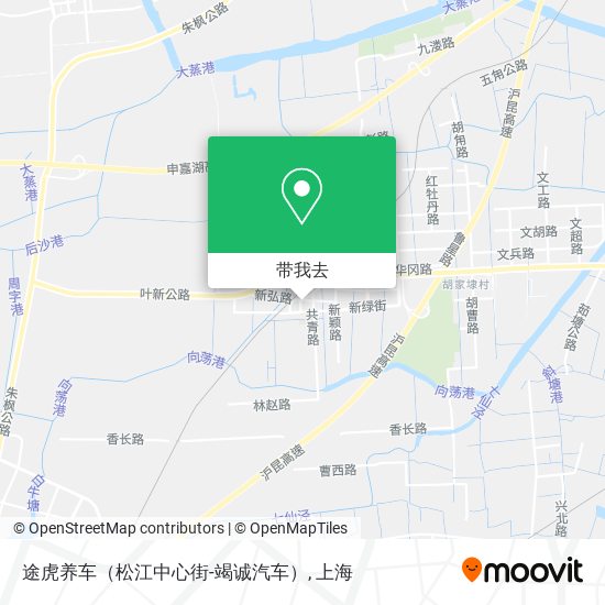 途虎养车（松江中心街-竭诚汽车）地图