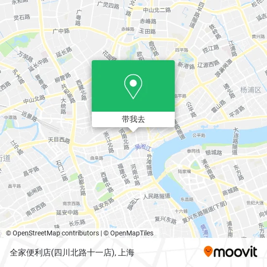 全家便利店(四川北路十一店)地图