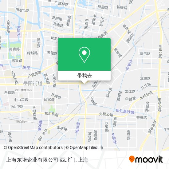 上海东培企业有限公司-西北门地图