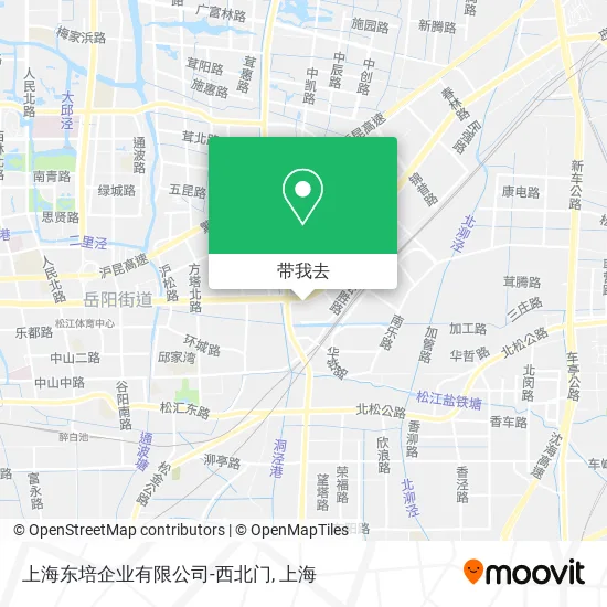上海东培企业有限公司-西北门地图