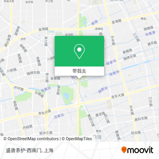 盛唐养护-西南门地图