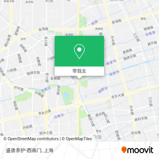 盛唐养护-西南门地图