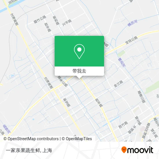 一家亲果蔬生鲜地图
