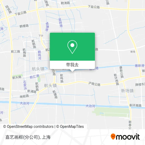 嘉艺画框(分公司)地图