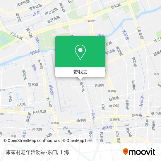 康家村老年活动站-东门地图