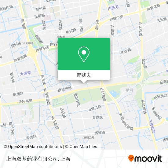 上海双基药业有限公司地图