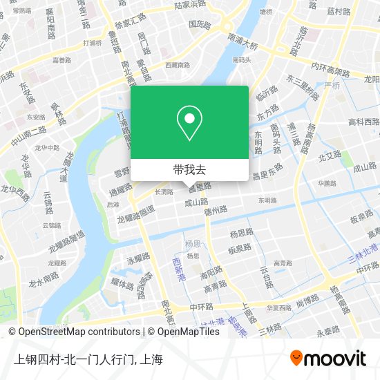 上钢四村-北一门人行门地图