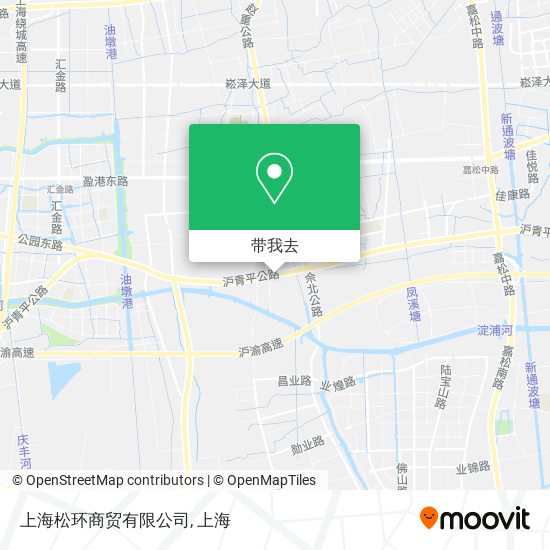 上海松环商贸有限公司地图