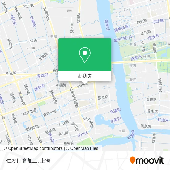 仁发门窗加工地图