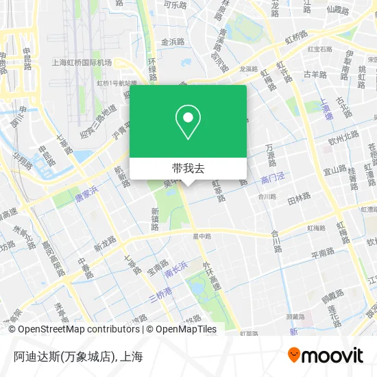 阿迪达斯(万象城店)地图
