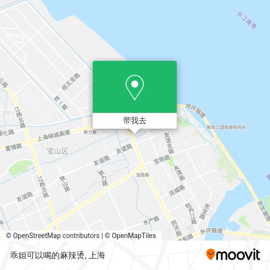 乖姐可以喝的麻辣烫地图