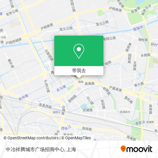 中冶祥腾城市广场招商中心地图