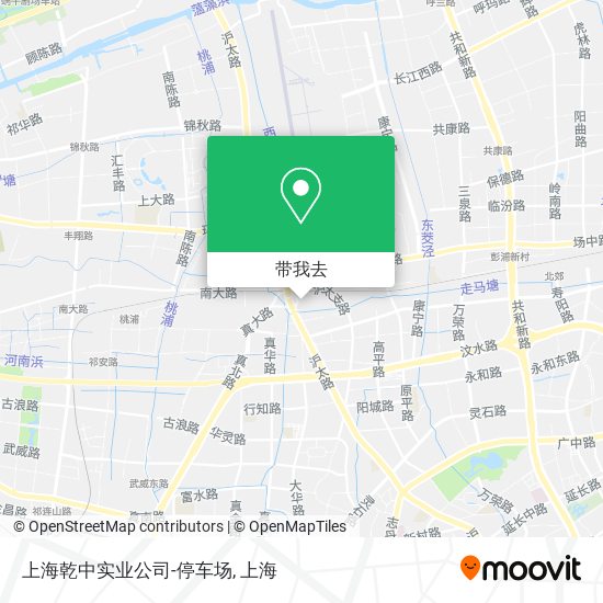 上海乾中实业公司-停车场地图