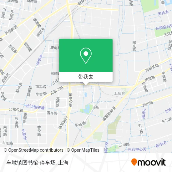 车墩镇图书馆-停车场地图