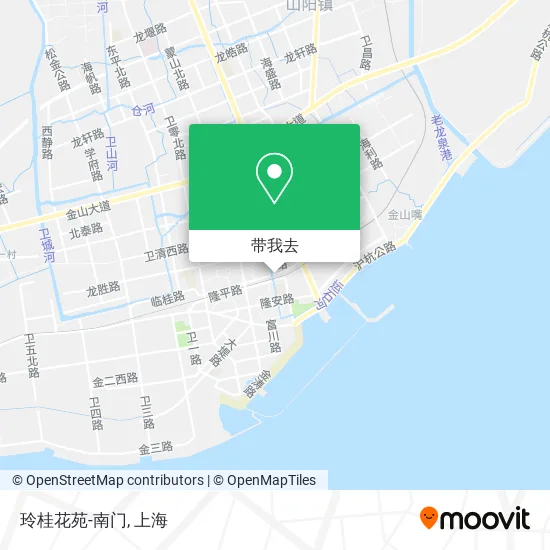 玲桂花苑-南门地图