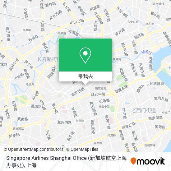 Singapore Airlines Shanghai Office (新加坡航空上海办事处)地图