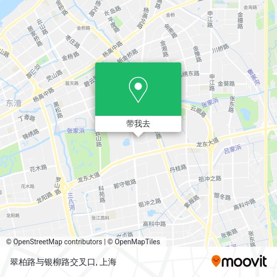 翠柏路与银柳路交叉口地图