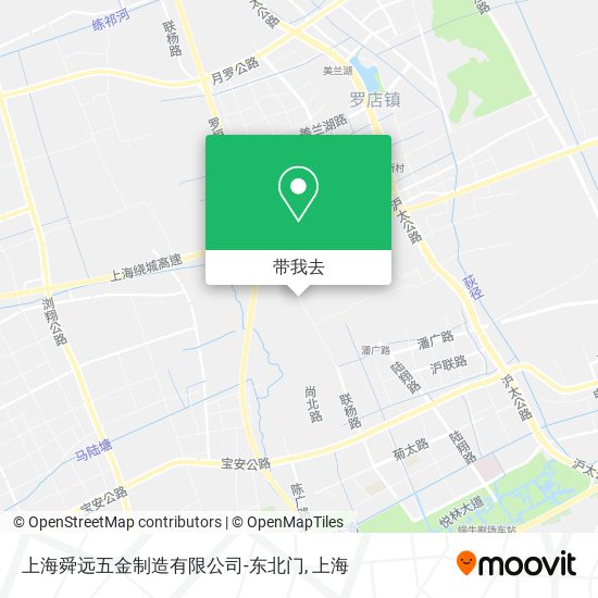 上海舜远五金制造有限公司-东北门地图
