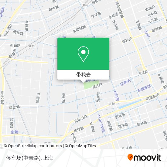 停车场(中青路)地图