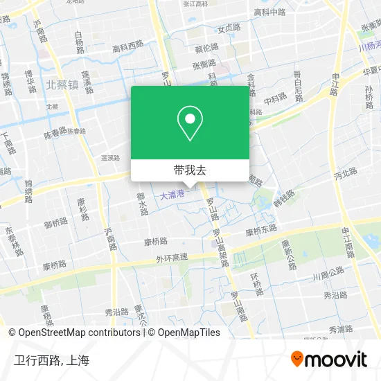 卫行西路地图