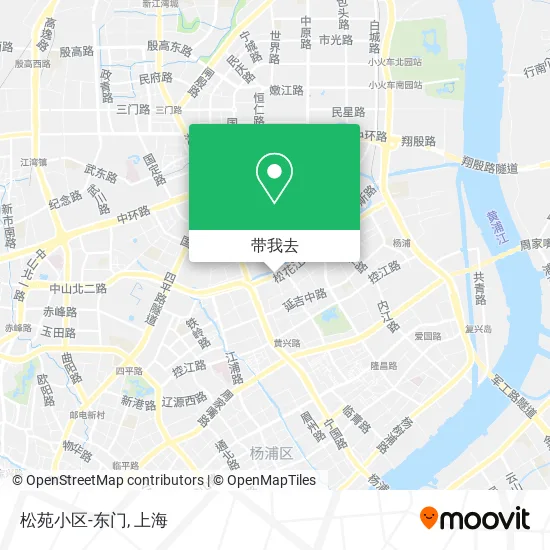 松苑小区-东门地图