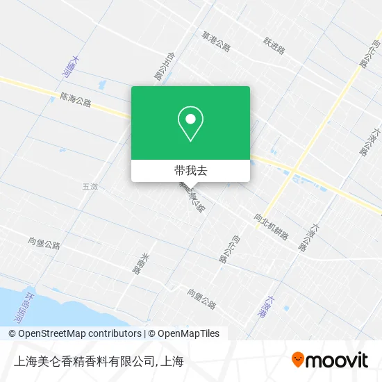 上海美仑香精香料有限公司地图
